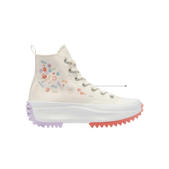 Converse Shoes - VERY LIMITED EDITION Converse Run Star Hike Platform Hi
Embroidered Floral Egret